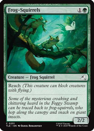 Frog-Squirrels (TLE-251) - Avatar: The Last Airbender: Eternal-Legal Foil | Grognard Games