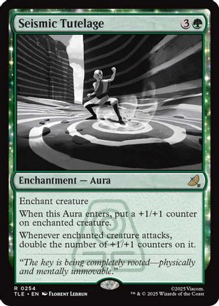 Seismic Tutelage (TLE-254) - Avatar: The Last Airbender: Eternal-Legal Foil | Grognard Games