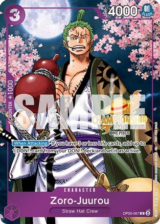 Zoro-Juurou (CS 25-26 Event Pack) (OP05-067) - One Piece Promotion Cards Foil | Grognard Games