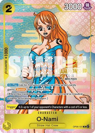 O-Nami (CS 25-26 Event Pack) (OP06-101) - One Piece Promotion Cards Foil | Grognard Games