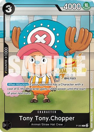 Tony Tony.Chopper (CS 25-26 Event Pack) (P-065) - One Piece Promotion Cards Foil | Grognard Games
