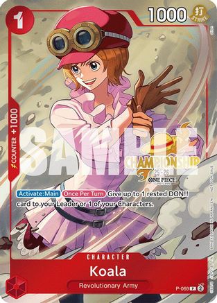 Koala (CS 25-26 Event Pack) (P-069) - One Piece Promotion Cards Foil | Grognard Games