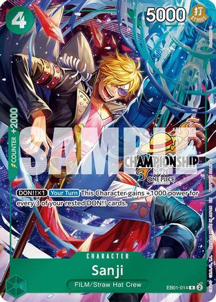 Sanji (CS 25-26 Celebration Pack) (EB01-014) - One Piece Promotion Cards Foil | Grognard Games