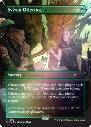 Sylvan Offering (SLD-1309) - Secret Lair Drop Series Foil | Grognard Games