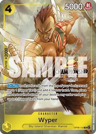 Wyper (CS 25-26 Celebration Pack) (OP08-110) - One Piece Promotion Cards Foil | Grognard Games