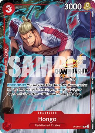 Hongo (CS 25-26 Celebration Pack) (OP09-011) - One Piece Promotion Cards Foil | Grognard Games
