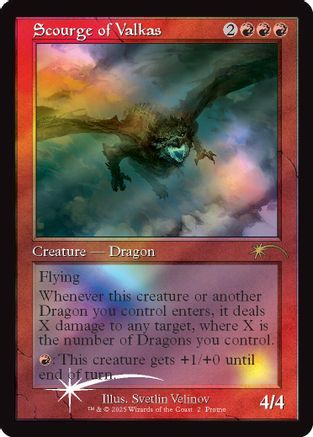 Scourge of Valkas (Retro Frame) (SLD-002) - Secret Lair Drop Series Foil | Grognard Games