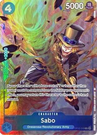 Sabo (Premium Card Collection -Best Selection Vol. 4-) (OP10-049) - One Piece Promotion Cards Foil | Grognard Games