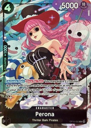 Perona (Premium Card Collection -Best Selection Vol. 4-) (OP10-092) - One Piece Promotion Cards Foil | Grognard Games