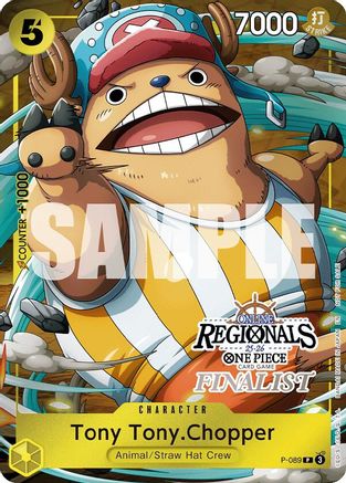 Tony Tony.Chopper (Online Regional Finalist Card Set 2025 Vol.2) (P-089) - One Piece Promotion Cards Foil | Grognard Games