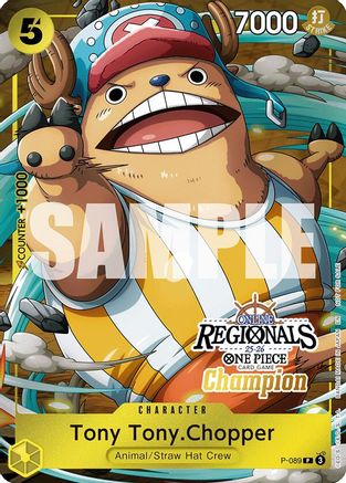 Tony Tony.Chopper (Online Regional Champion Card Set 2025 Vol.2) (P-089) - One Piece Promotion Cards Foil | Grognard Games