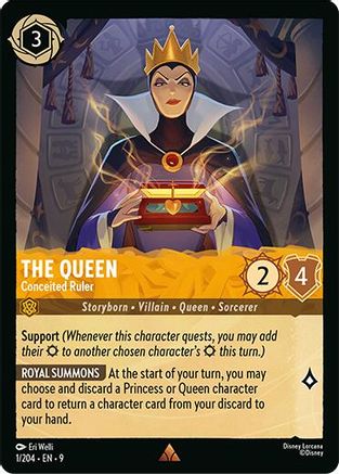 The Queen - Conceited Ruler (1/204) - Fabled Cold Foil | Grognard Games