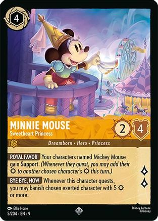Minnie Mouse - Sweetheart Princess (5/204) - Fabled | Grognard Games