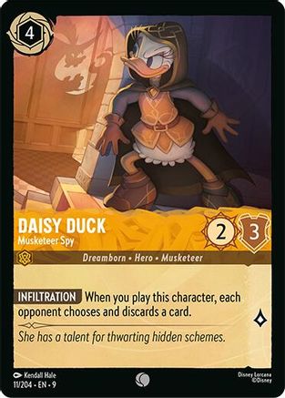 Daisy Duck - Musketeer Spy (11/204) - Fabled Cold Foil | Grognard Games