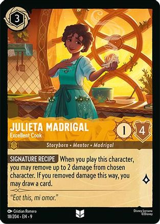 Julieta Madrigal - Excellent Cook (18/204) - Fabled | Grognard Games
