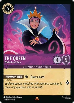 The Queen - Wicked and Vain (35/204) - Fabled | Grognard Games