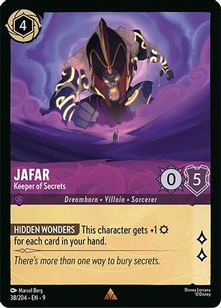 Jafar - Keeper of Secrets (38/204) - Fabled Cold Foil | Grognard Games