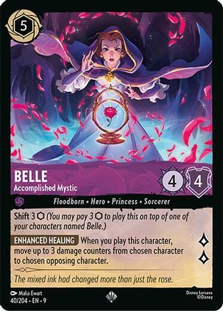 Belle - Accomplished Mystic (40/204) - Fabled Cold Foil | Grognard Games