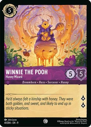 Winnie the Pooh - Hunny Wizard (41/204) - Fabled | Grognard Games
