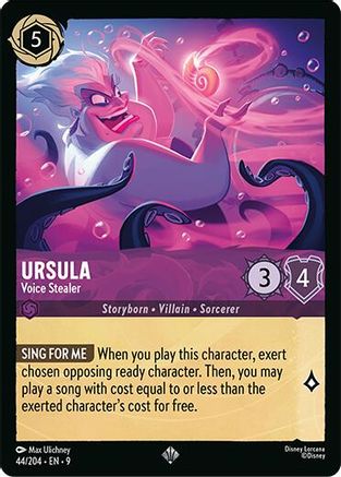 Ursula - Voice Stealer (44/204) - Fabled Cold Foil | Grognard Games