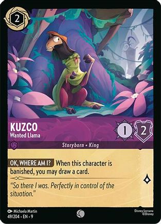 Kuzco - Wanted Llama (49/204) - Fabled | Grognard Games