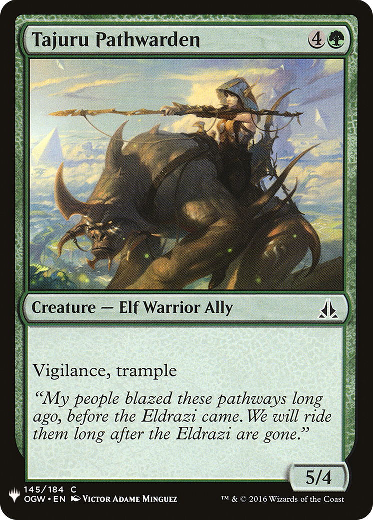 Tajuru Pathwarden [Mystery Booster] | Grognard Games