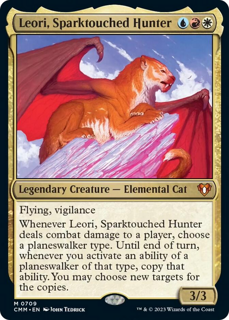 Leori, Sparktouched Hunter [Commander Masters] | Grognard Games