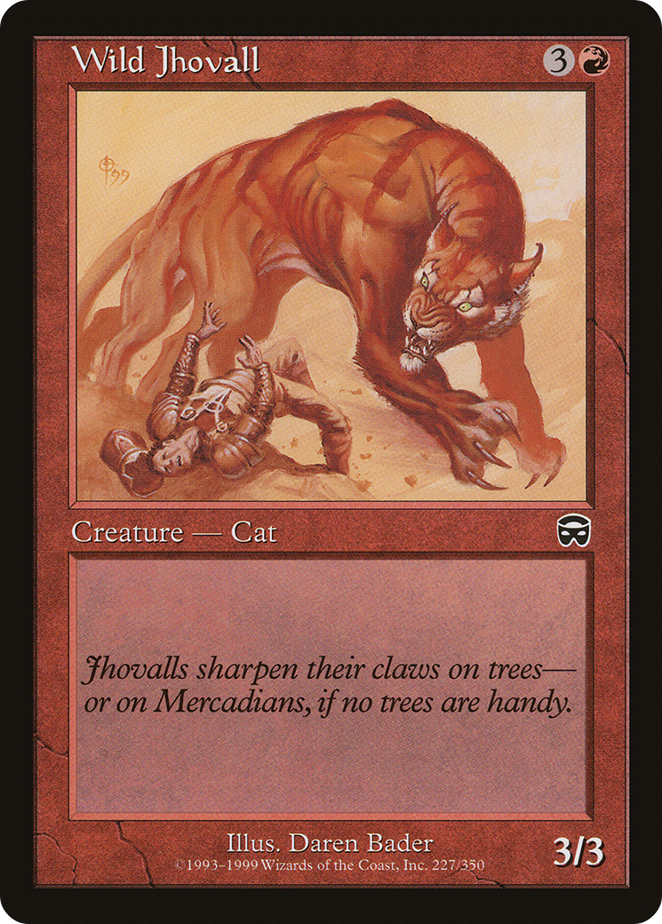 Wild Jhovall [Mercadian Masques] | Grognard Games
