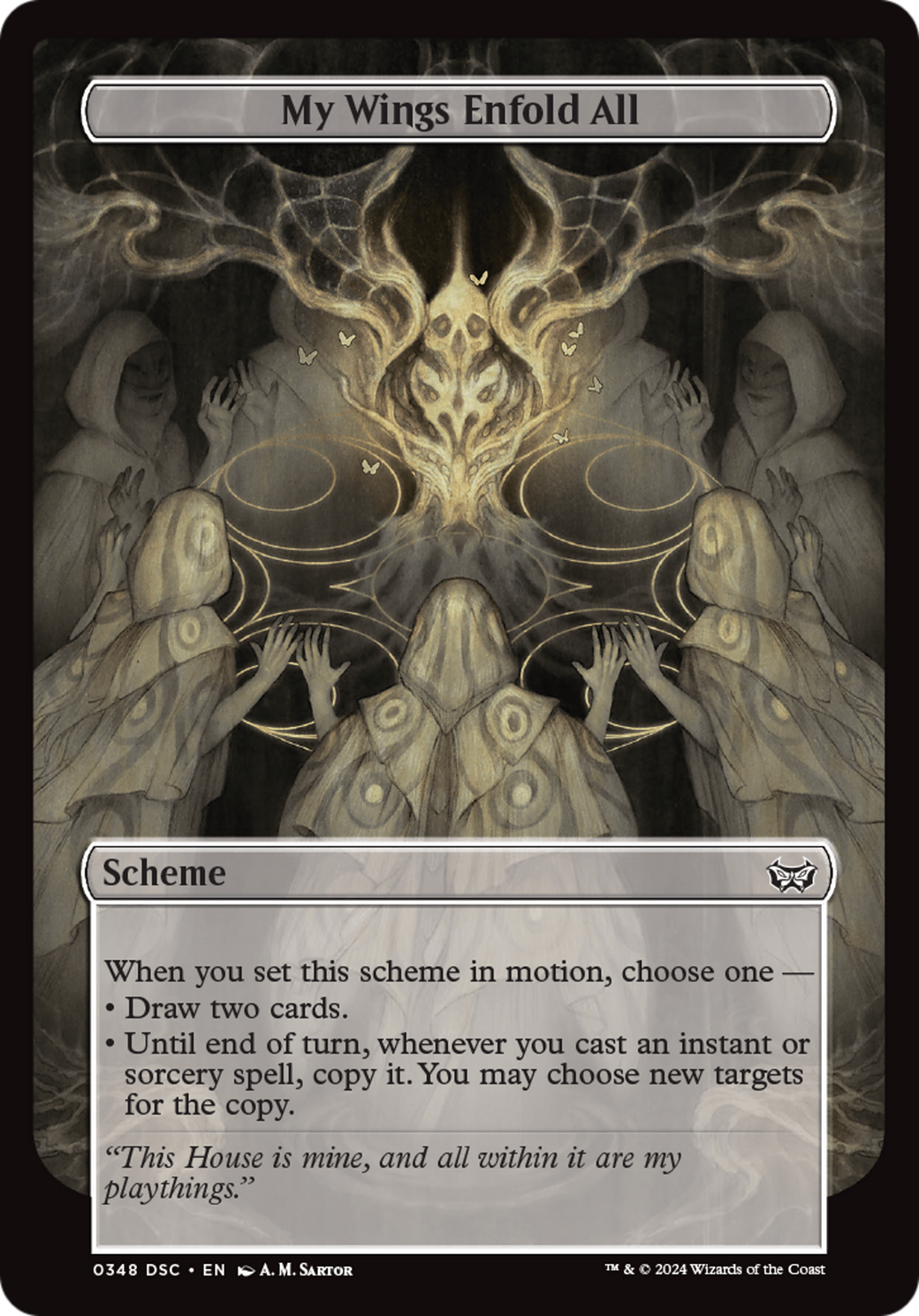 My Wings Enfold All (Full Art) [Duskmourn: Archenemy] | Grognard Games