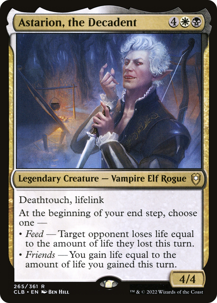 Astarion, the Decadent [Commander Legends: Battle for Baldur's Gate] | Grognard Games