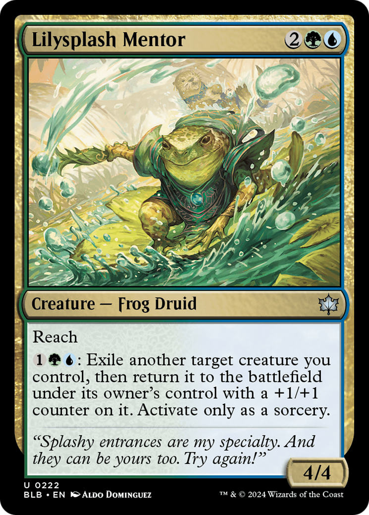 Lilysplash Mentor [Bloomburrow] | Grognard Games