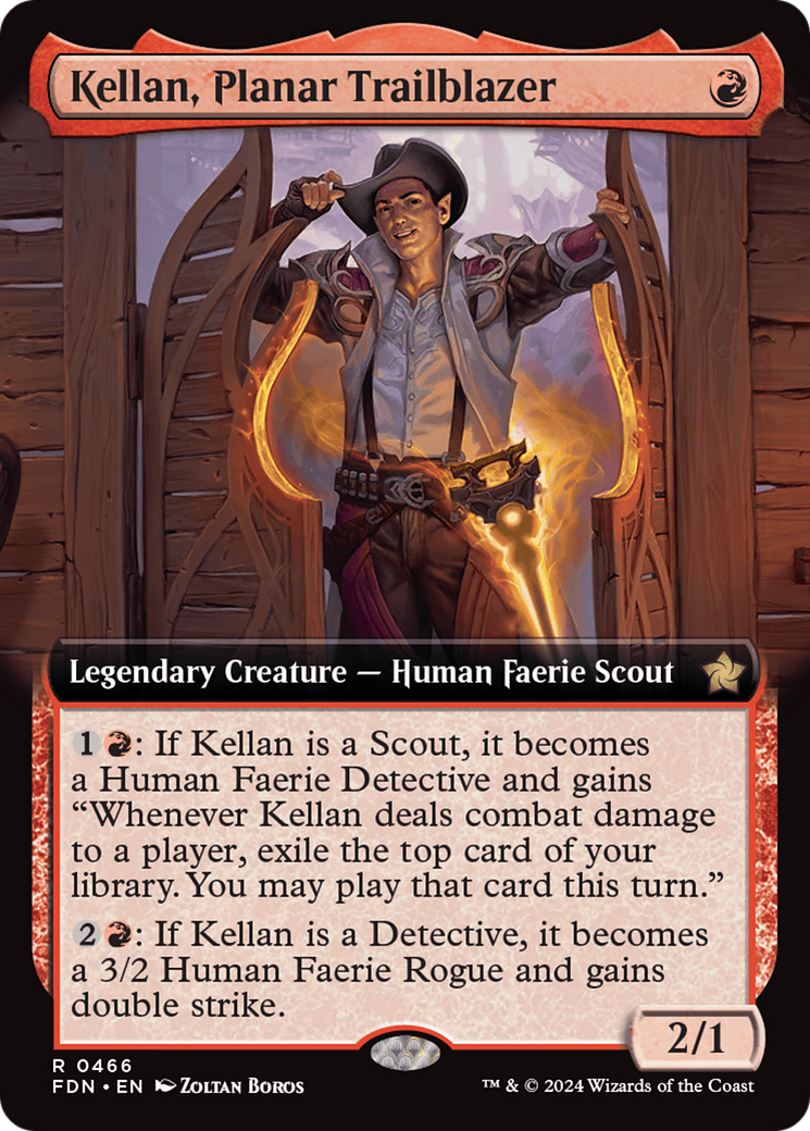 Kellan, Planar Trailblazer (FDN-466) - Foundations: (Extended Art) | Grognard Games