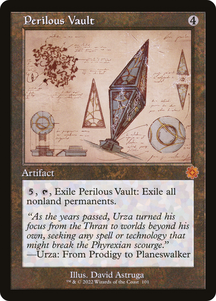 Perilous Vault (Retro Schematic) [The Brothers' War Retro Artifacts] | Grognard Games