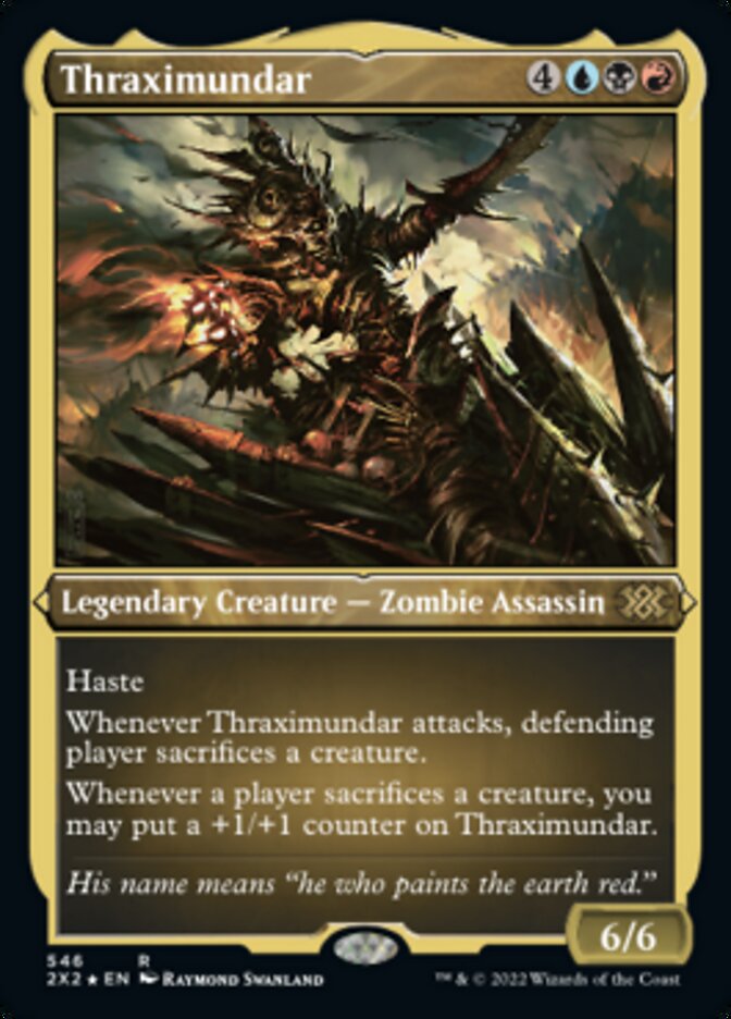 Thraximundar (Foil Etched) [Double Masters 2022] | Grognard Games