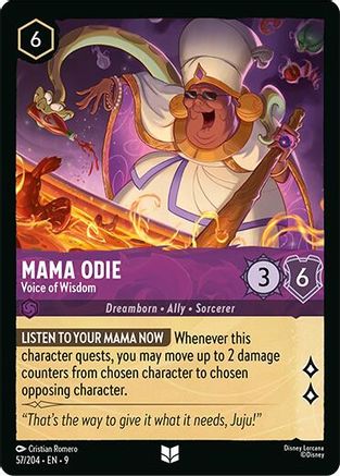 Mama Odie - Voice of Wisdom (57/204) - Fabled Cold Foil | Grognard Games