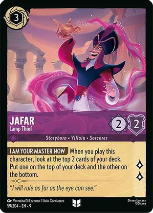 Jafar - Lamp Thief (59/204) - Fabled | Grognard Games