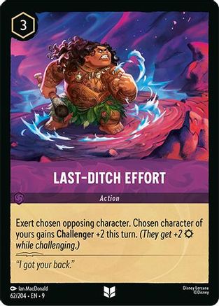 Last-Ditch Effort (62/204) - Fabled Cold Foil | Grognard Games