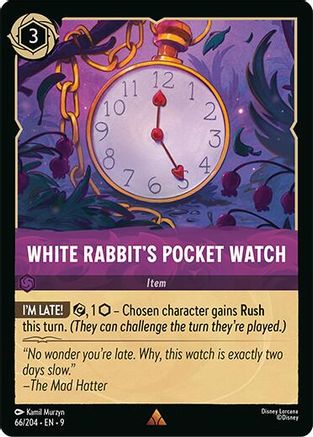 White Rabbit's Pocket Watch (66/204) - Fabled | Grognard Games