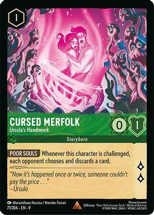 Cursed Merfolk - Ursula's Handiwork (71/204) - Fabled Cold Foil | Grognard Games