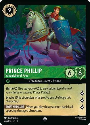 Prince Phillip - Vanquisher of Foes (73/204) - Fabled | Grognard Games