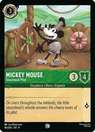 Mickey Mouse - Steamboat Pilot (80/204) - Fabled | Grognard Games