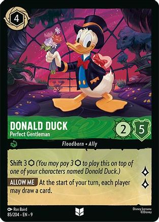 Donald Duck - Perfect Gentleman (85/204) - Fabled | Grognard Games