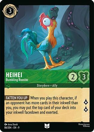 Heihei - Bumbling Rooster (86/204) - Fabled | Grognard Games