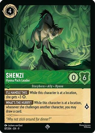 Shenzi - Hyena Pack Leader (87/204) - Fabled | Grognard Games