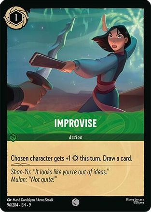 Improvise (96/204) - Fabled Cold Foil | Grognard Games