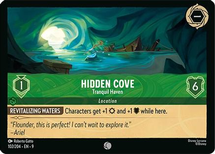 Hidden Cove - Tranquil Haven (102/204) - Fabled Cold Foil | Grognard Games
