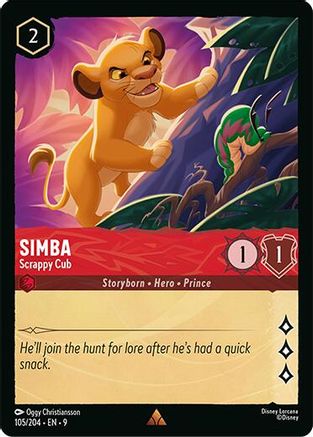 Simba - Scrappy Cub (105/204) - Fabled | Grognard Games