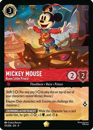 Mickey Mouse - Brave Little Prince (111/204) - Fabled | Grognard Games