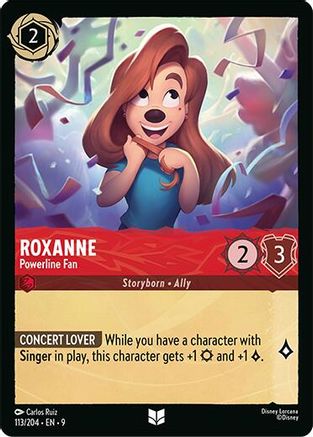 Roxanne - Powerline Fan (113/204) - Fabled Cold Foil | Grognard Games