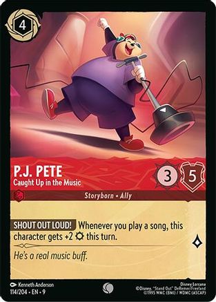 P.J. Pete - Caught Up in the Music (114/204) - Fabled | Grognard Games